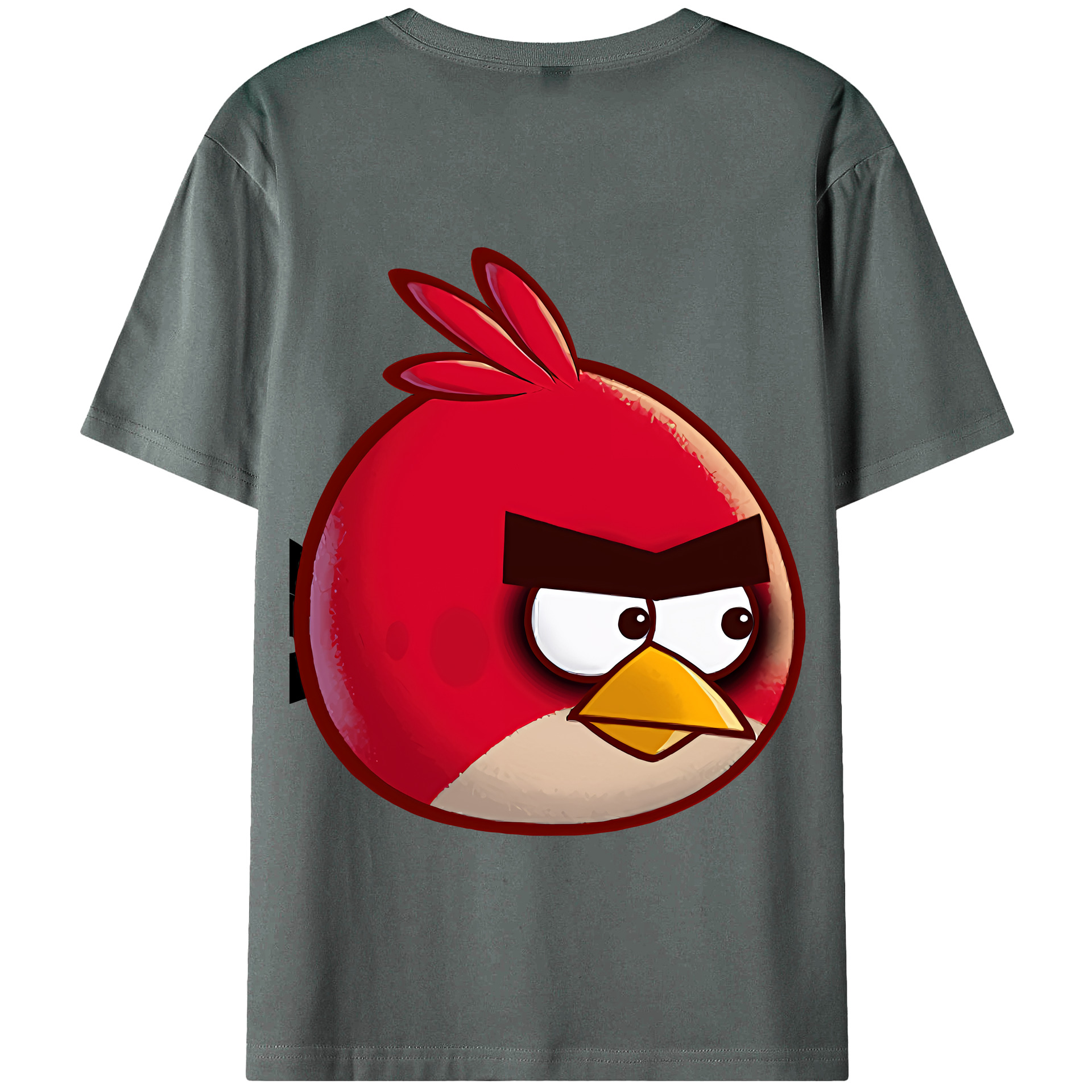 （画像用） Angry Birds アングリーバード 綿100％半袖Tシャツ（背面プリント）